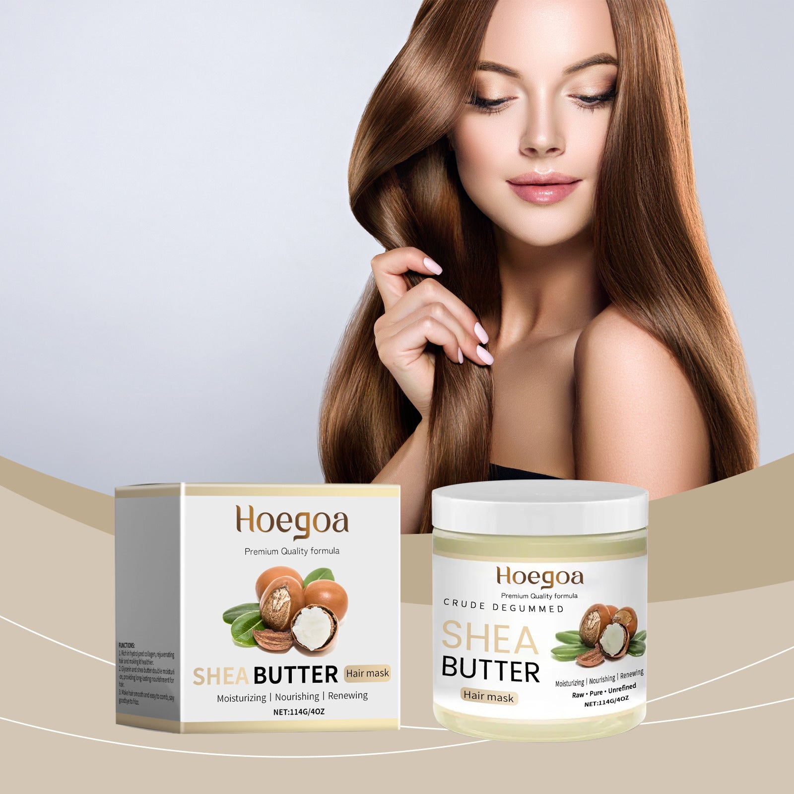 Shea Butter Moisturizing Hair Mask For Dryness