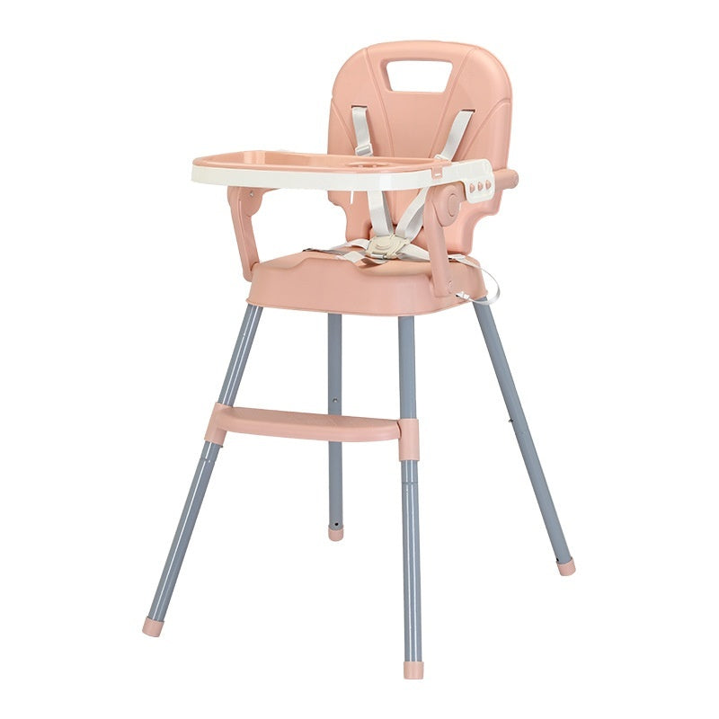 Children's Dining Chair Adjustable Folding Double Plate Feeding Chair Baby Dining Chair Baby's Chair