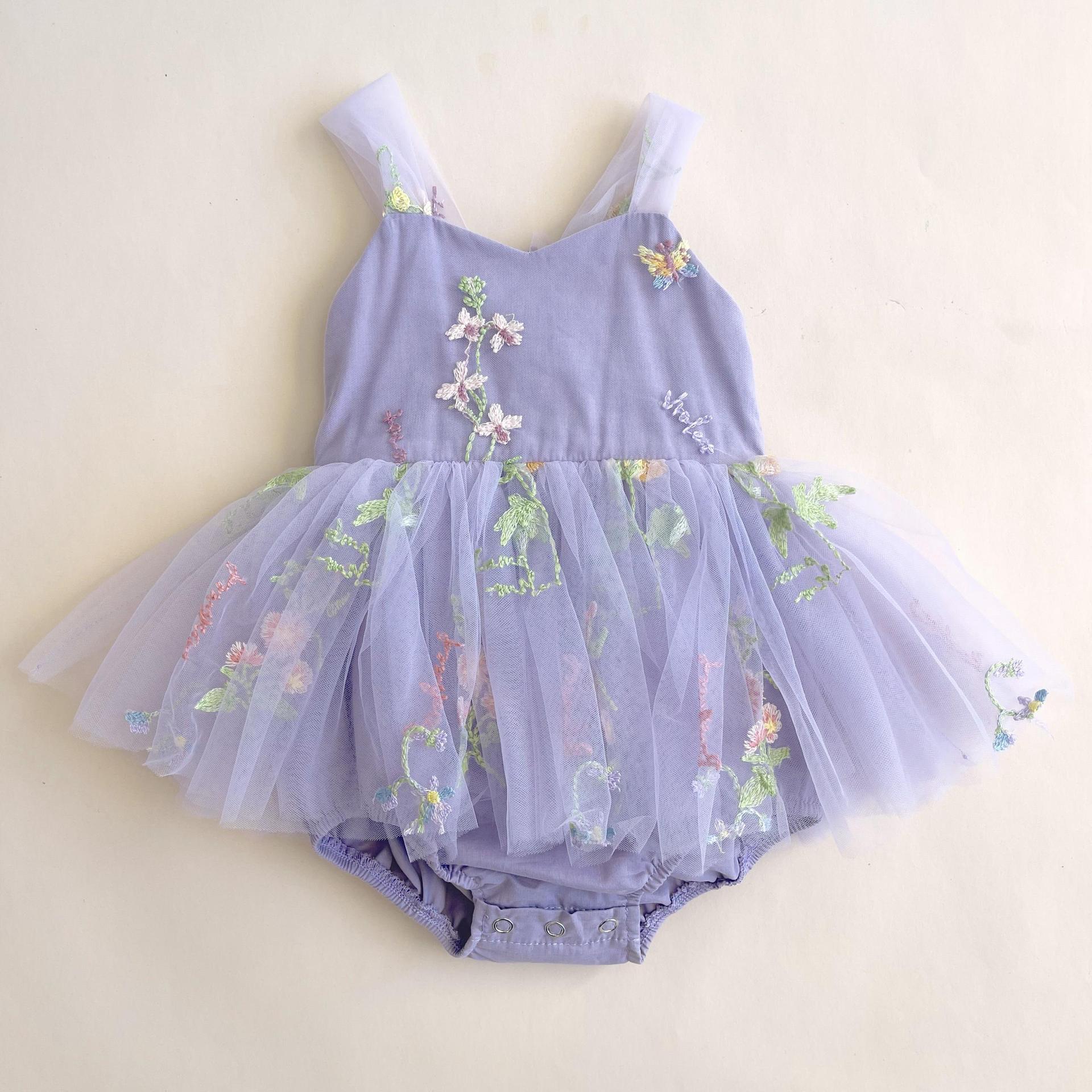 Baby Girl Mesh Camisole Jumpsuit