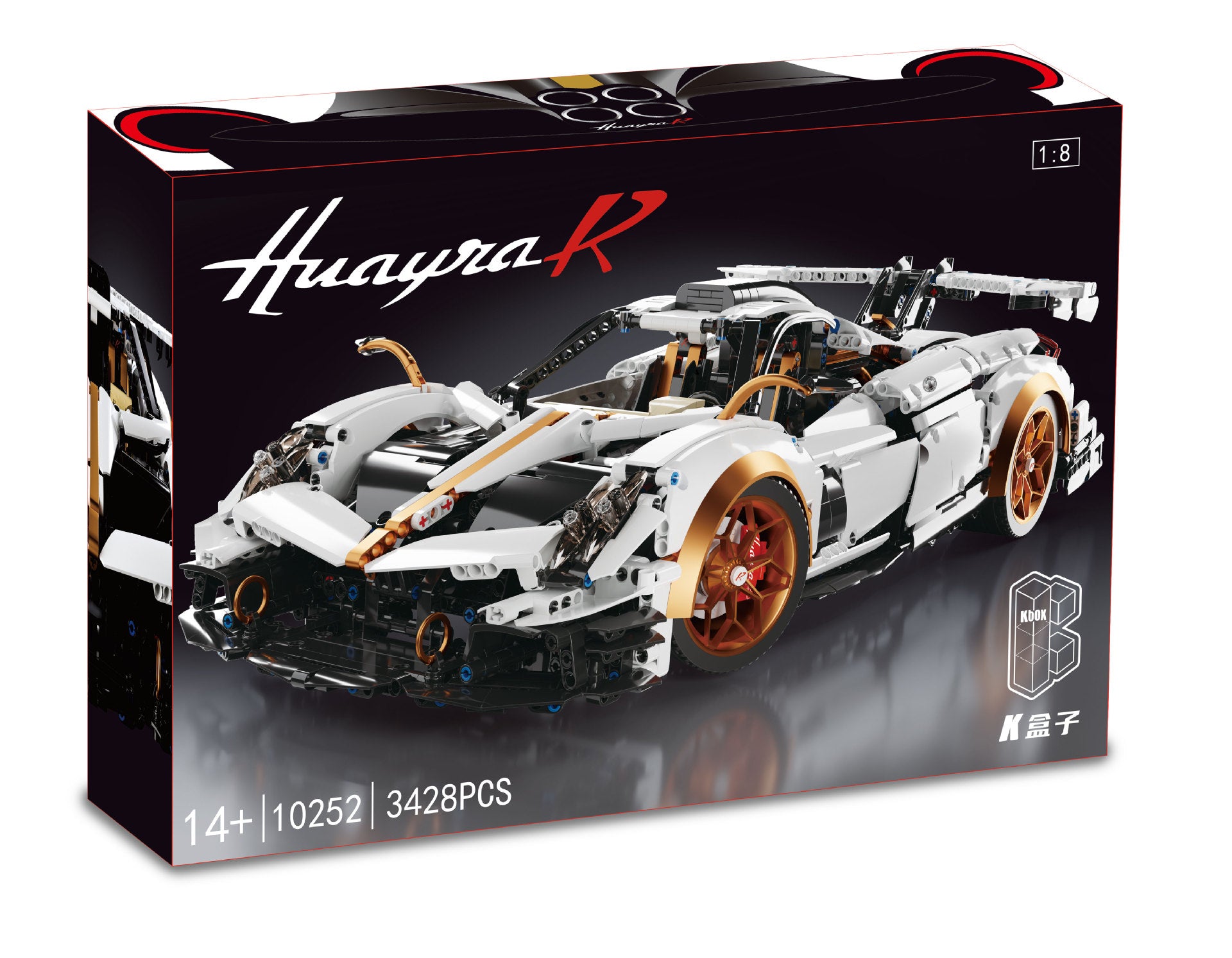 Assembled Sports Car Building Blocks Toy Suit