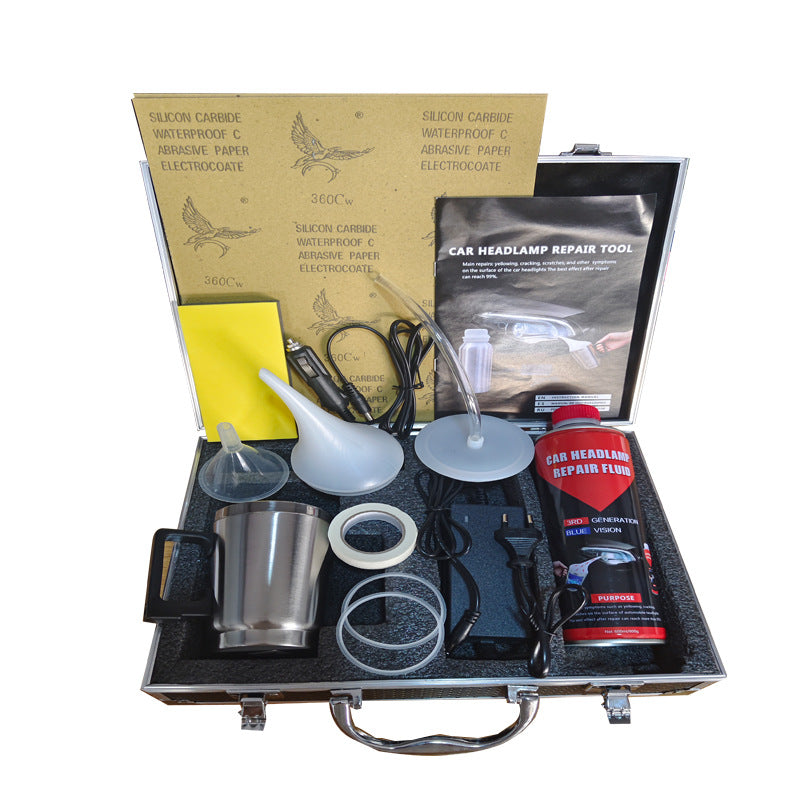Quick-bright Car Headlight Renovation Repair Tool Equipment Headlight Repair Kit