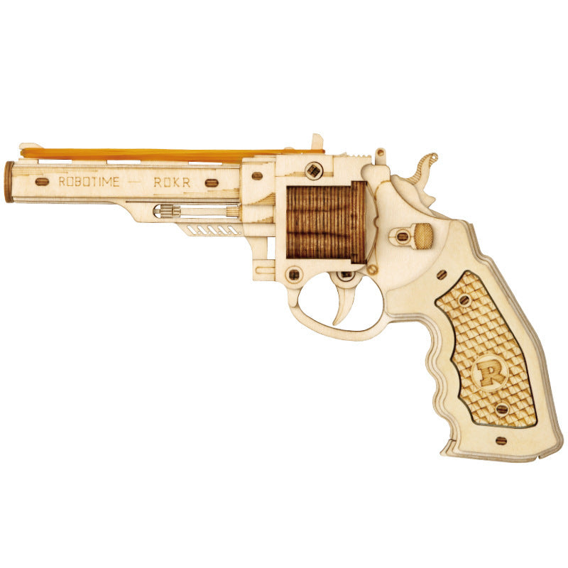 DIY Pistol Shotgun Wooden 3d Puzzle Toy