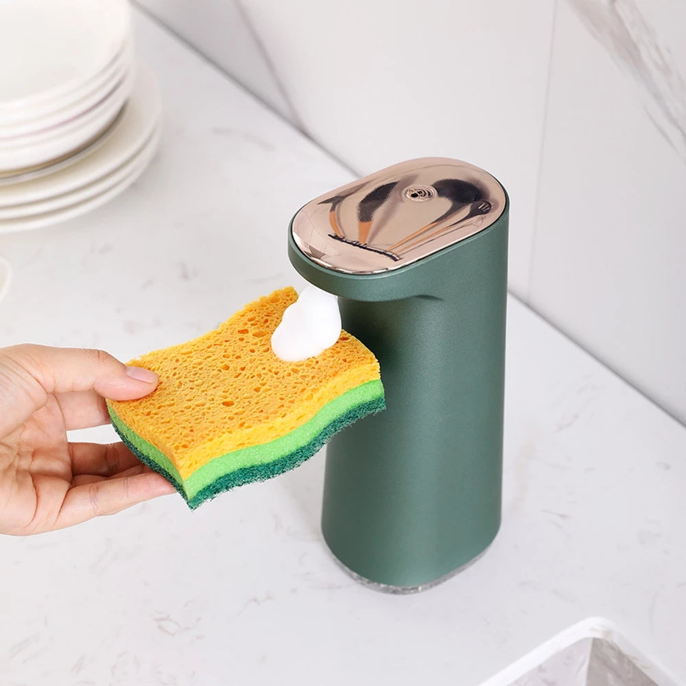 New Automatic Soap Dispenser USB Rechargeable Foaming Touchless Hand Free Portable Foam Liquid Soap Dispenser For Bathroom