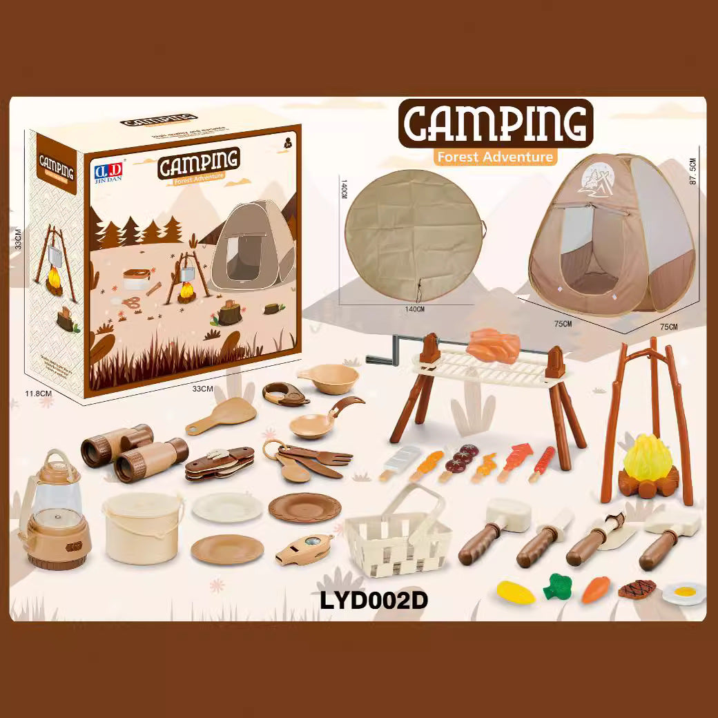 Children's Play House Toy Simulation Indoor Outdoor Camping Tent Picnic Tableware Baby Moisture Proof Pad Floor Mat