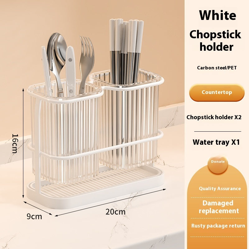 Kitchen Knife Holder Countertop Commodity Shelf Cutlery Storage Rack