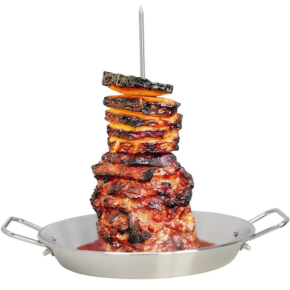 Stainless Steel Vertical Screw Barbecue Pan Accessories