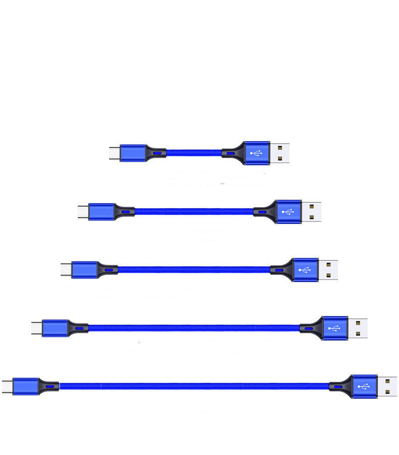 Mobile Phone Data Cable Fast Charging Nylon Braided Wire