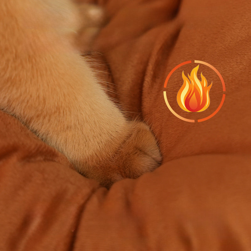 Cat House Cat Bed Snooze Indoor Kennel Self Warming Sleeping Washable Removable Pet Tent Cave Bed Pet Shelter For Puppy Dog