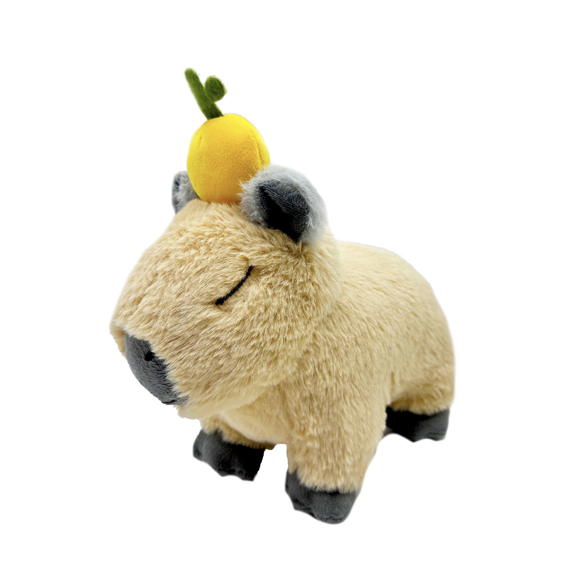 Orange Chicken Stuffed Orange Capybara Plush Toy