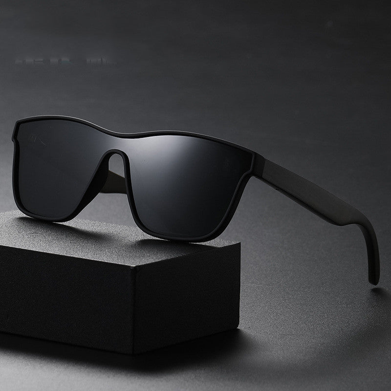 Square Bamboo Wooden Leg Men's And Women's Same Style Fashion Personality Color Film Polarized