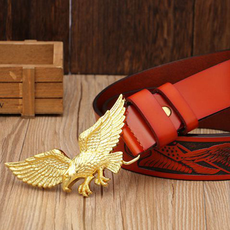 New Men's Top Leather Belt
