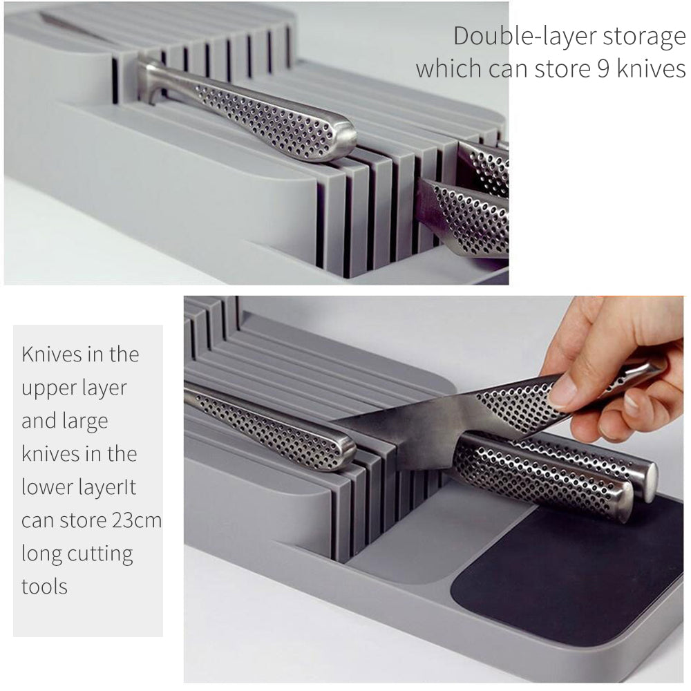 Separate storage box for soup spoon and fork
