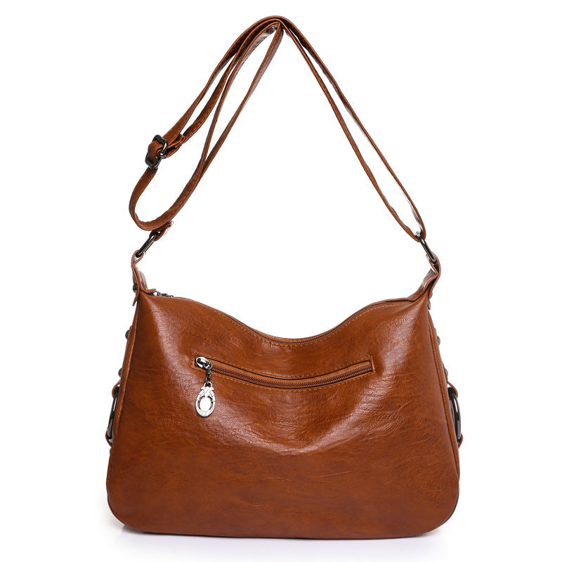 Women's Retro Fashion Casual Large Capacity Shoulder Bag