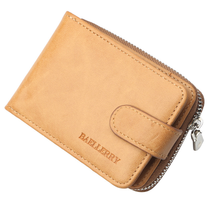 Short Card Bag Multi Slot Youth Fashion