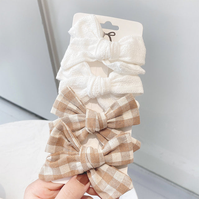 4 Pieces Set Of Fashionable And Sweet Hair Clips