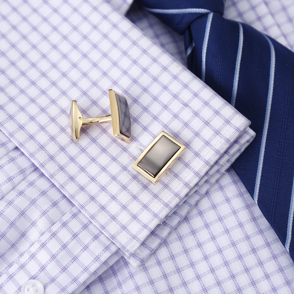 High Quality Men's Business French Style Buckle Stud Shirt Cufflinks Cufflinks High-grade Cufflink Shirt Button Cuff In Stock