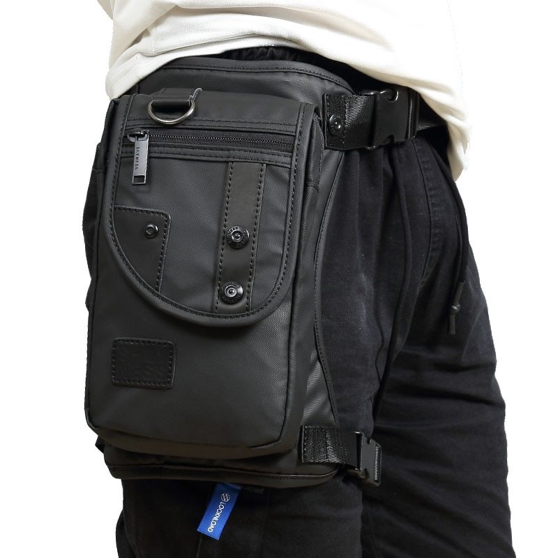 Sac de jambe Flow mode sac de poitrine multifonction pochette étanche en nylon léger pour hommes, sac diagonal