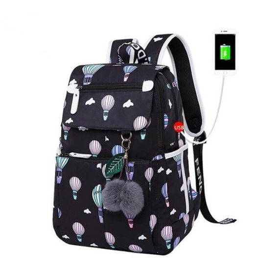 Fashion Printed Backpack For Girl