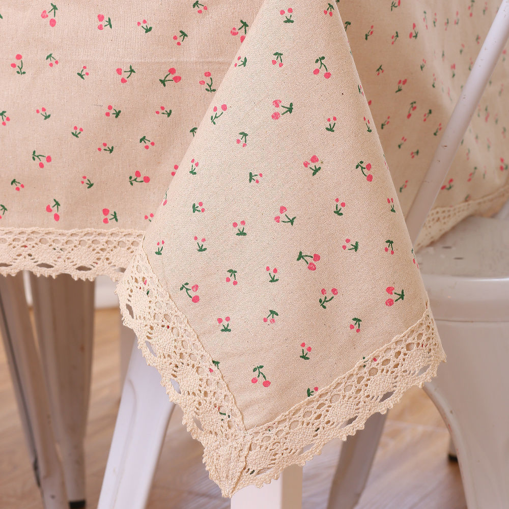 Simple Nordic Square Lace Tablecloth