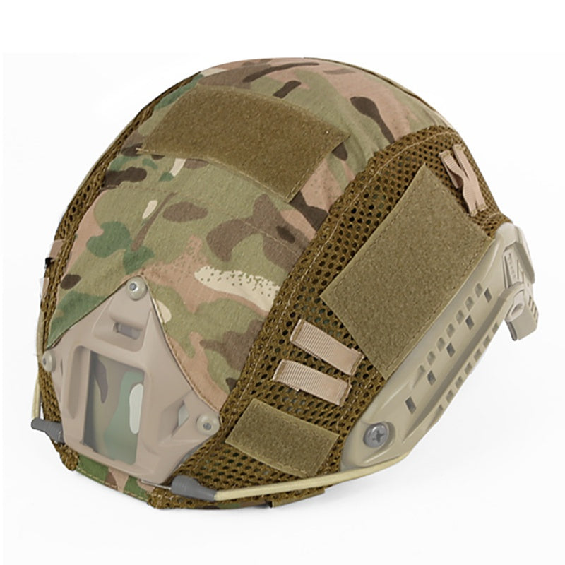 Tissu de camouflage pour casque tactique extérieur