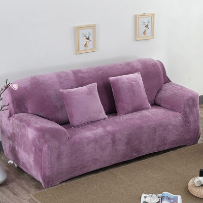 Plush thick universal leather sofa towel cover