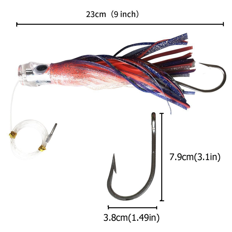 6 packs of octopus bait