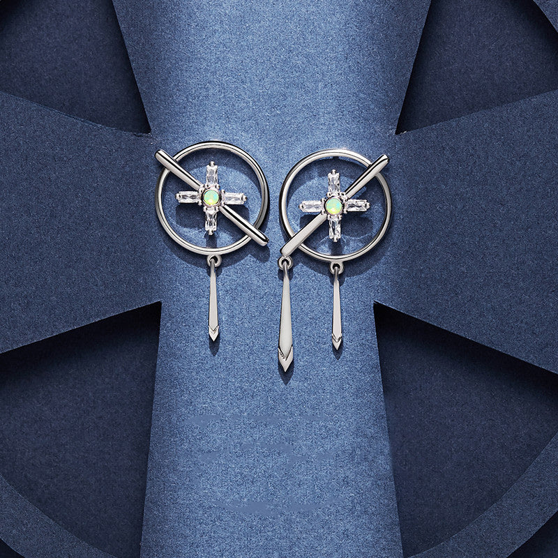 Magic Light Earrings Temperament Simple Earrings