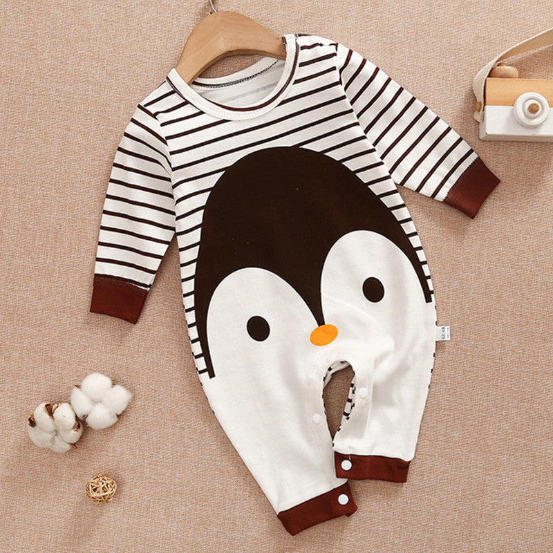 Baby Romper Long Sleeve Cartoon Printing Spring Autumn