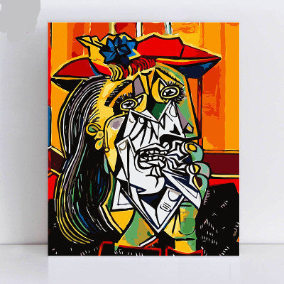Abstract Chic Painting Art Picasso Diy Digital Oil Painting
