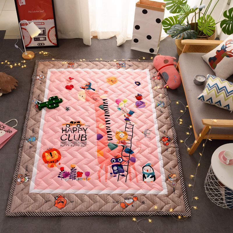 Cartoon Cotton Thickened Children's Play Mat Folding