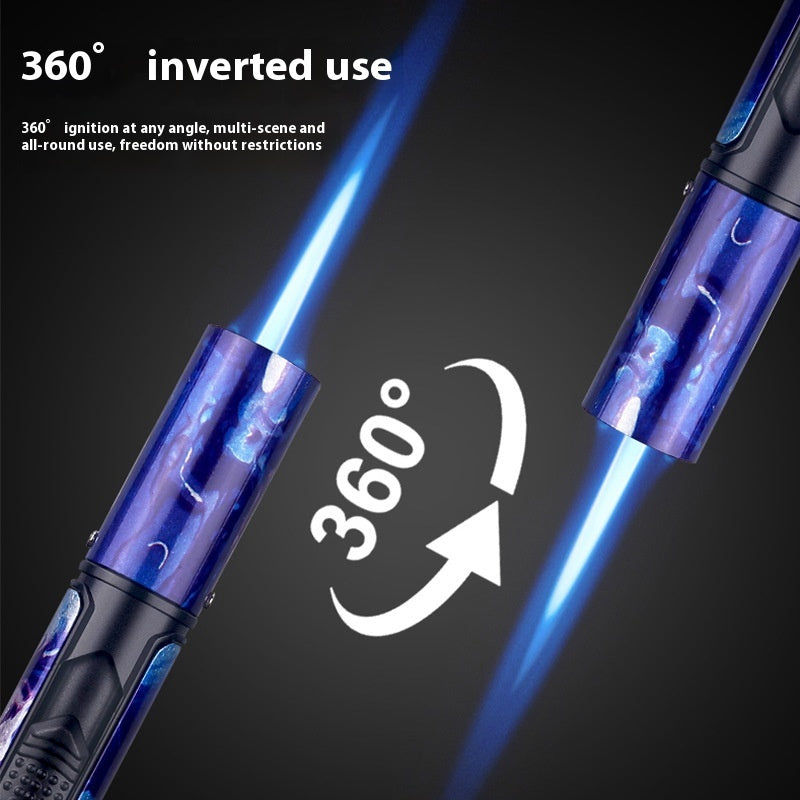 Bearing Sword Gas Lighters Pen Style Windproof