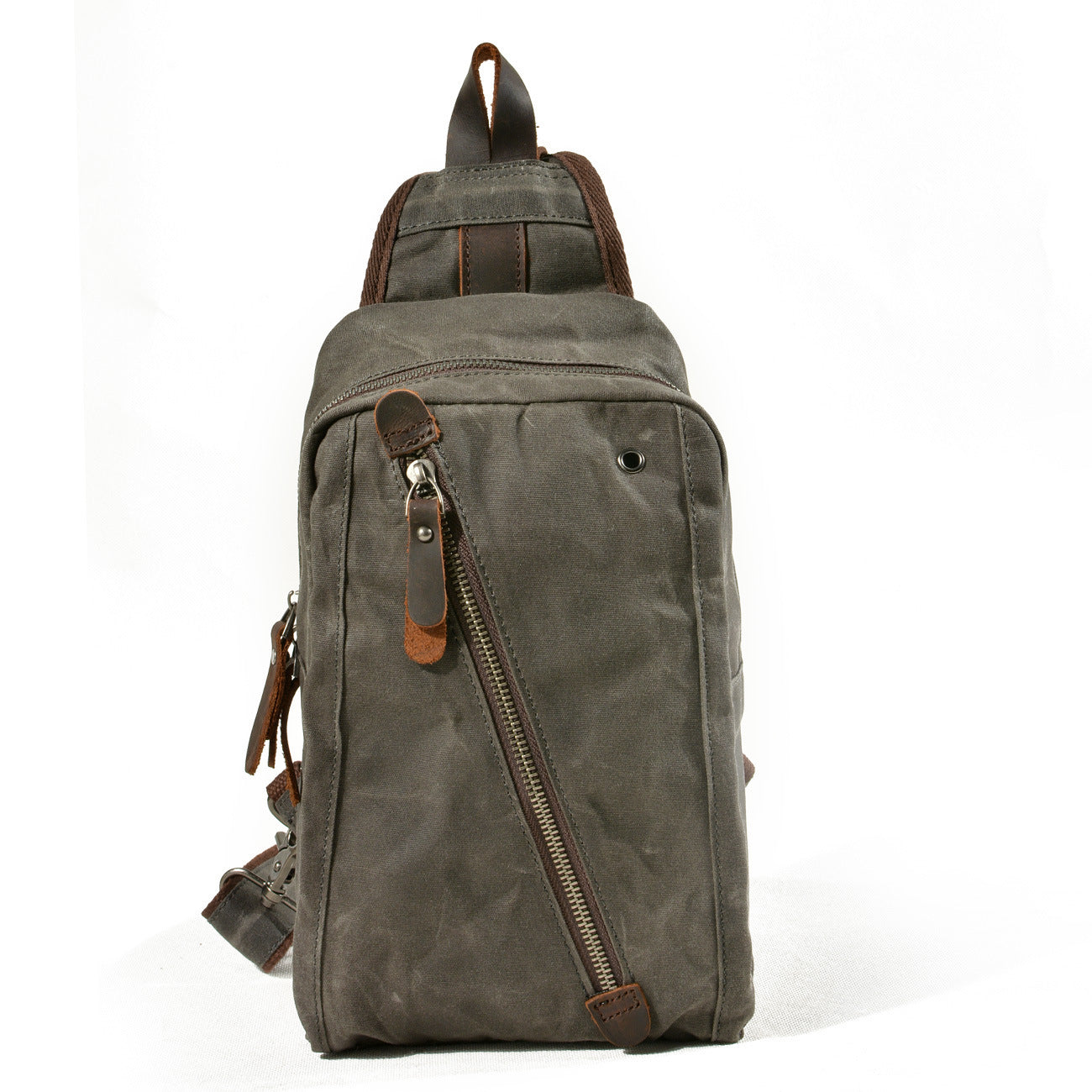 Multifunctional male mini canvas chest bag