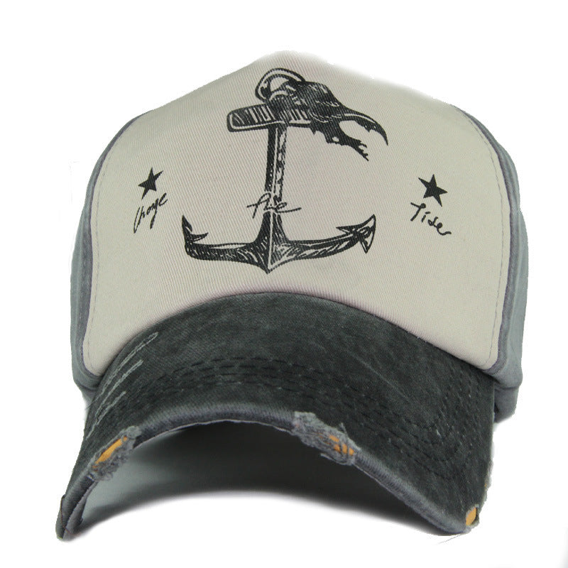 Washed cotton baseball cap