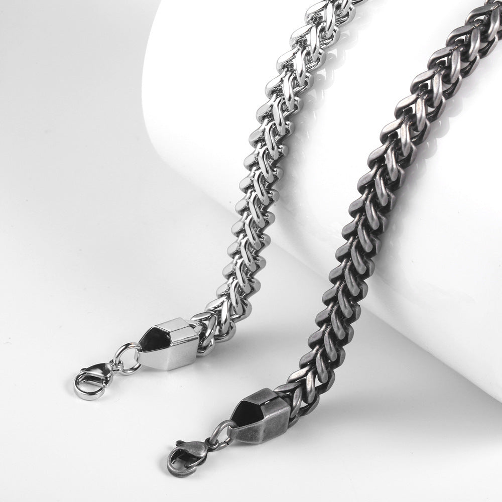 Stainless steel men's bracelet