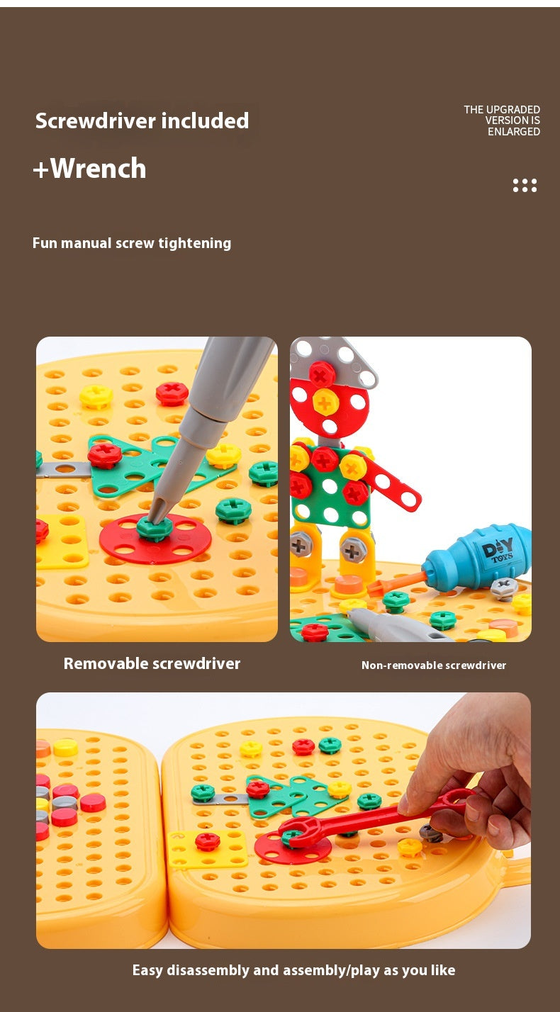 Assembled Toolbox Baby Puzzle Electric