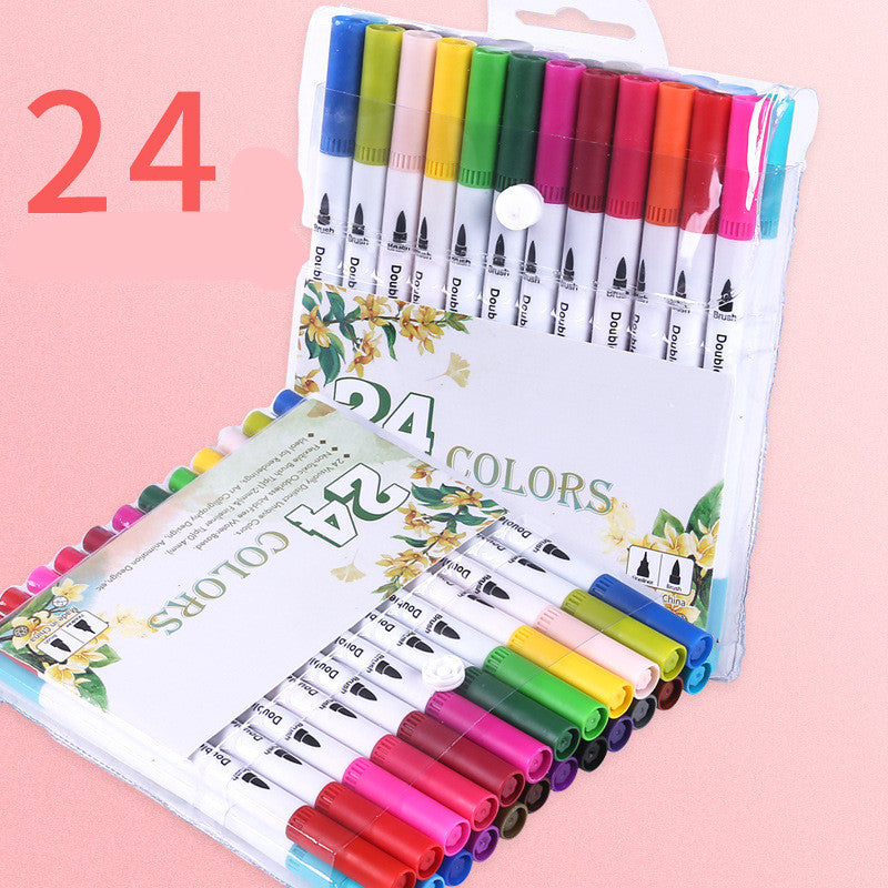 Double-ended watercolor pen