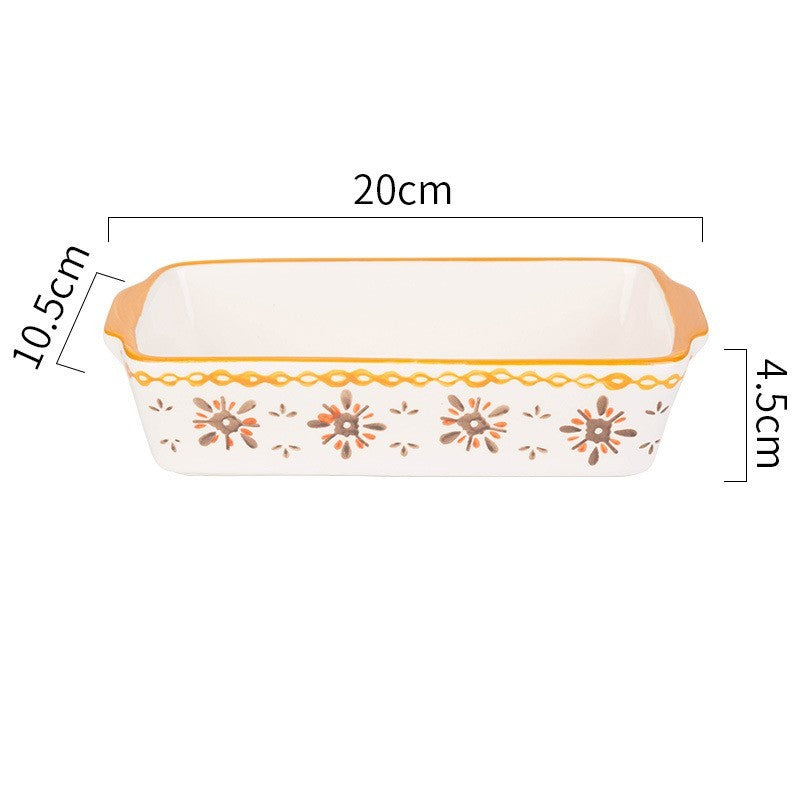 Baked rice tray, household baking tray, western food tray