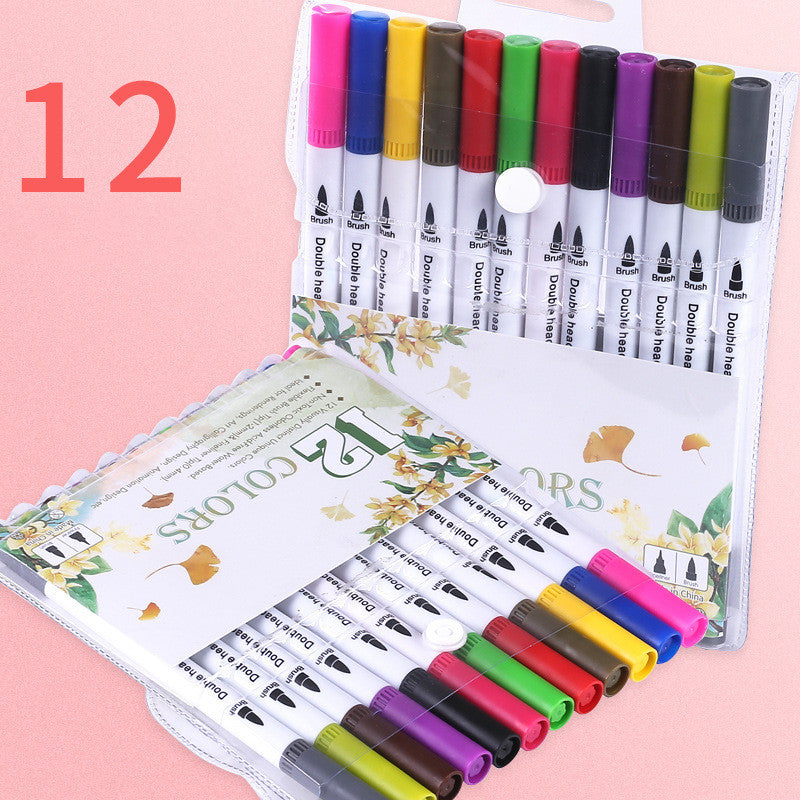 Double-ended watercolor pen