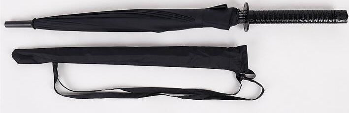 16K creative shank straight shank long handle semi-automatic business umbrella