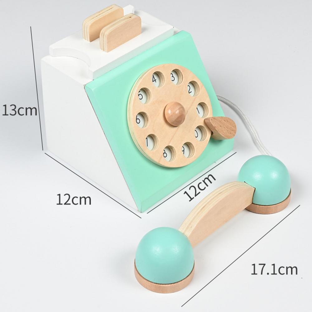 Boys And Girls Simulation Vintage Telephone Landline Play House Toy Set