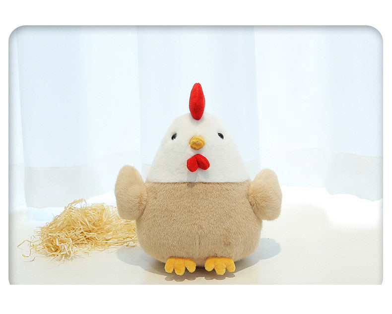 Plush Stuffed Chicken Doll Cute Ragdoll Soft