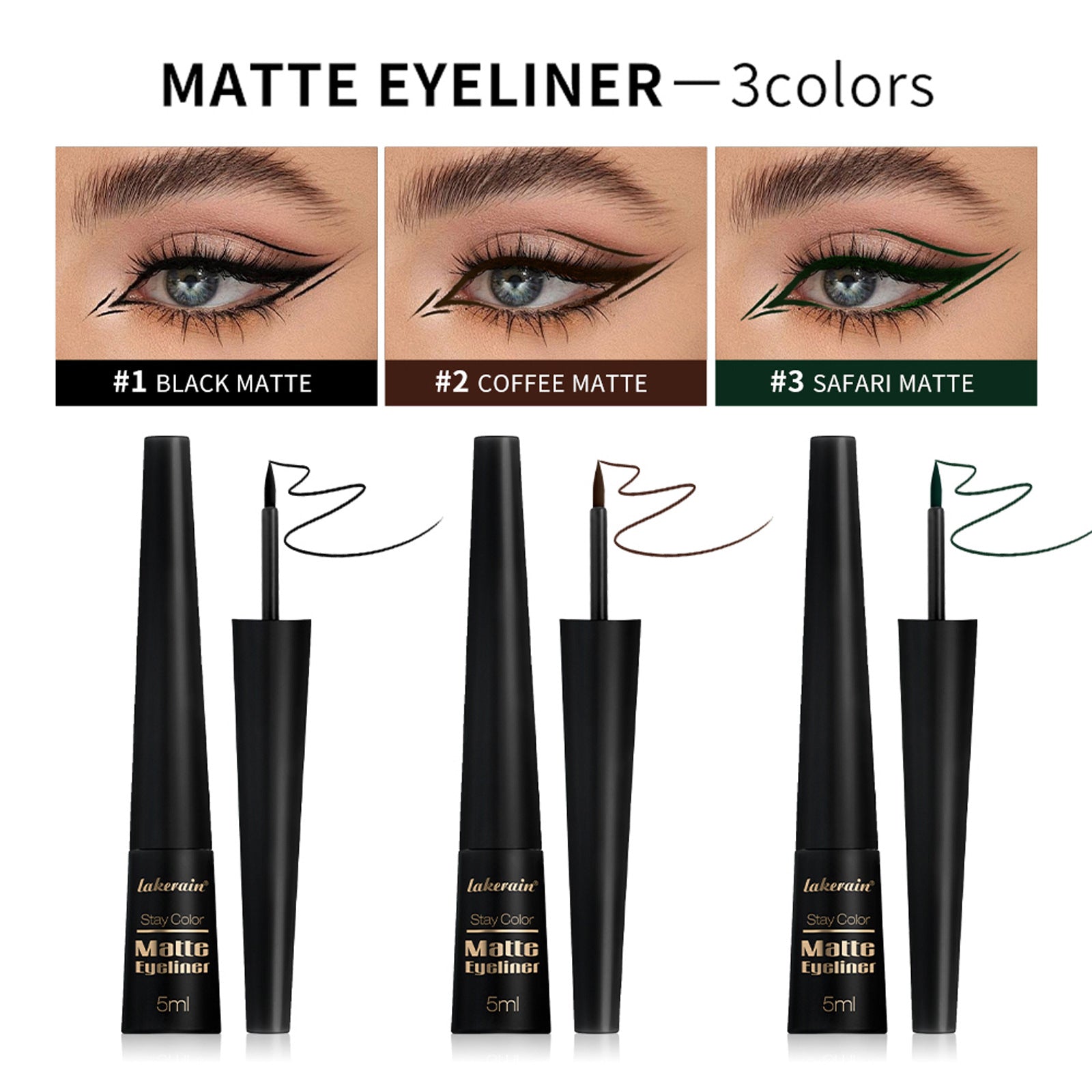 Sweat Resistance Long-lasting Smudge-free Eyeliner