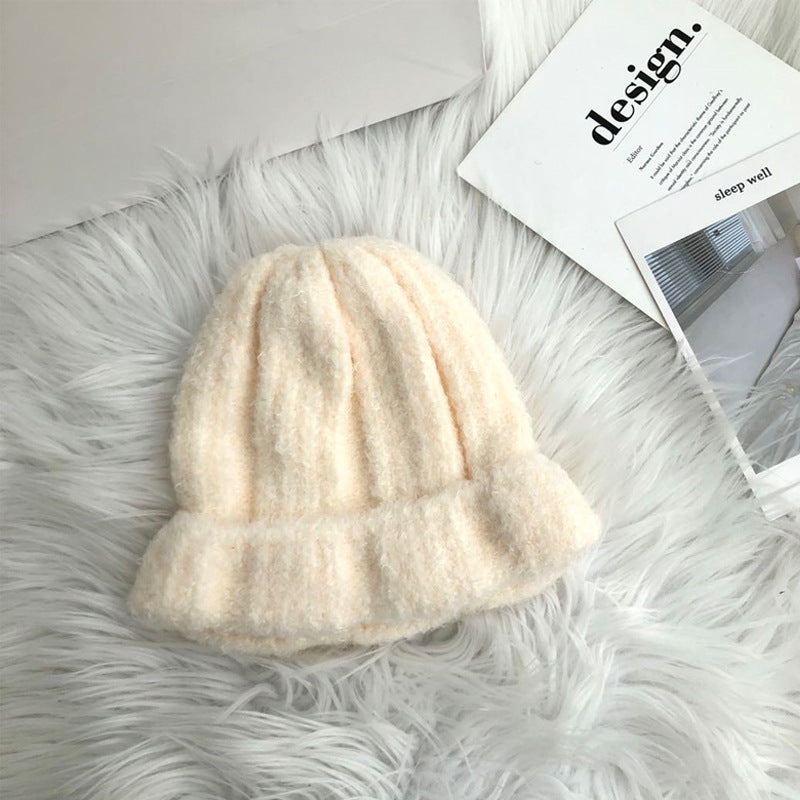 Macaron Color Women's Knitted Wool Warm Hat