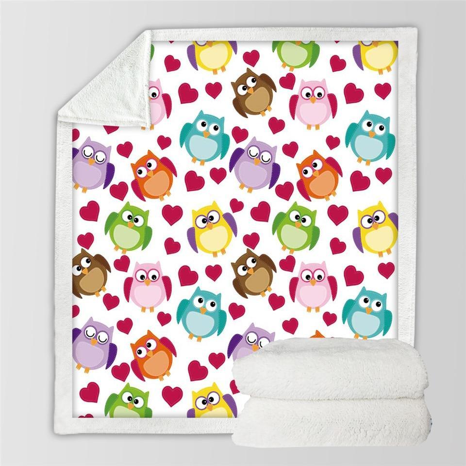 Cartoon pattern blanket