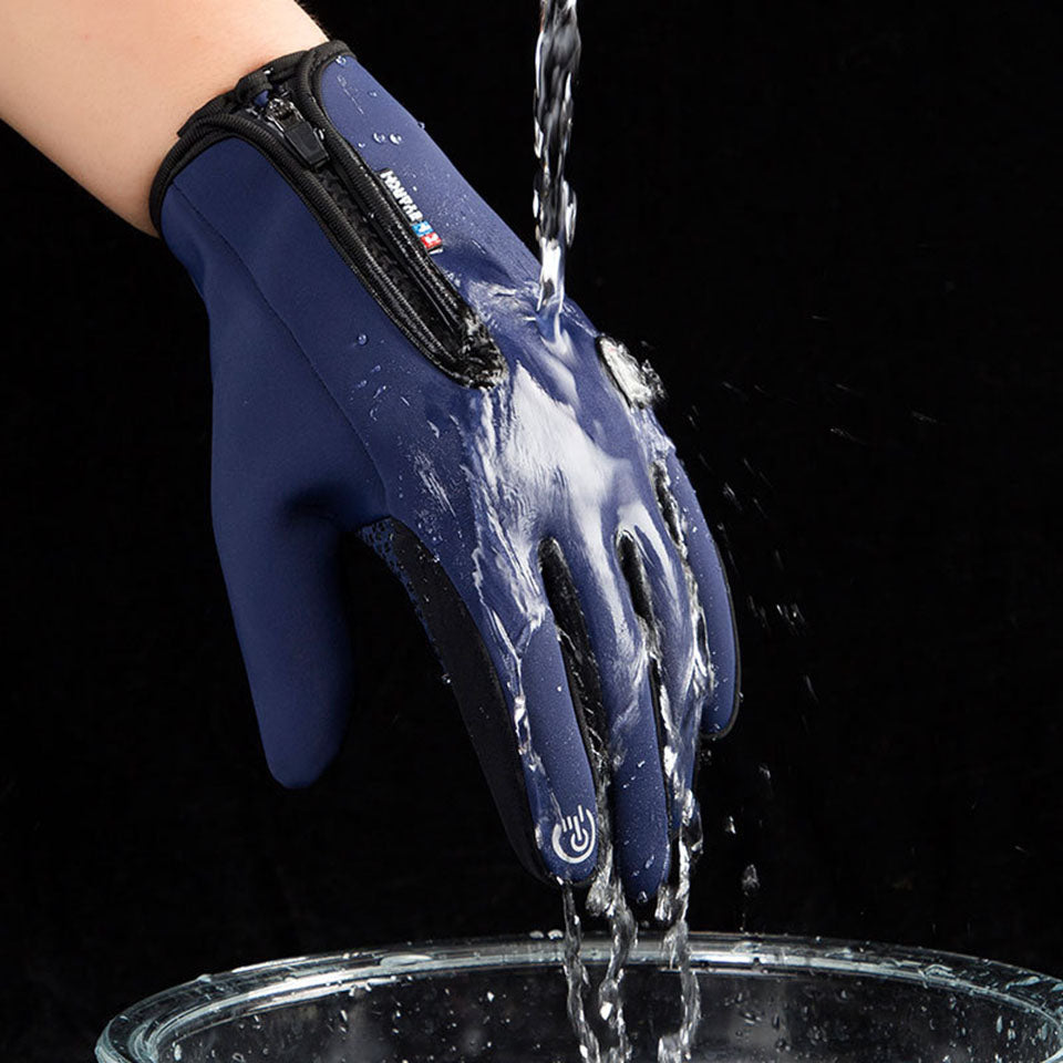Men's Warm Fleece Ski Sports Cycling Gloves