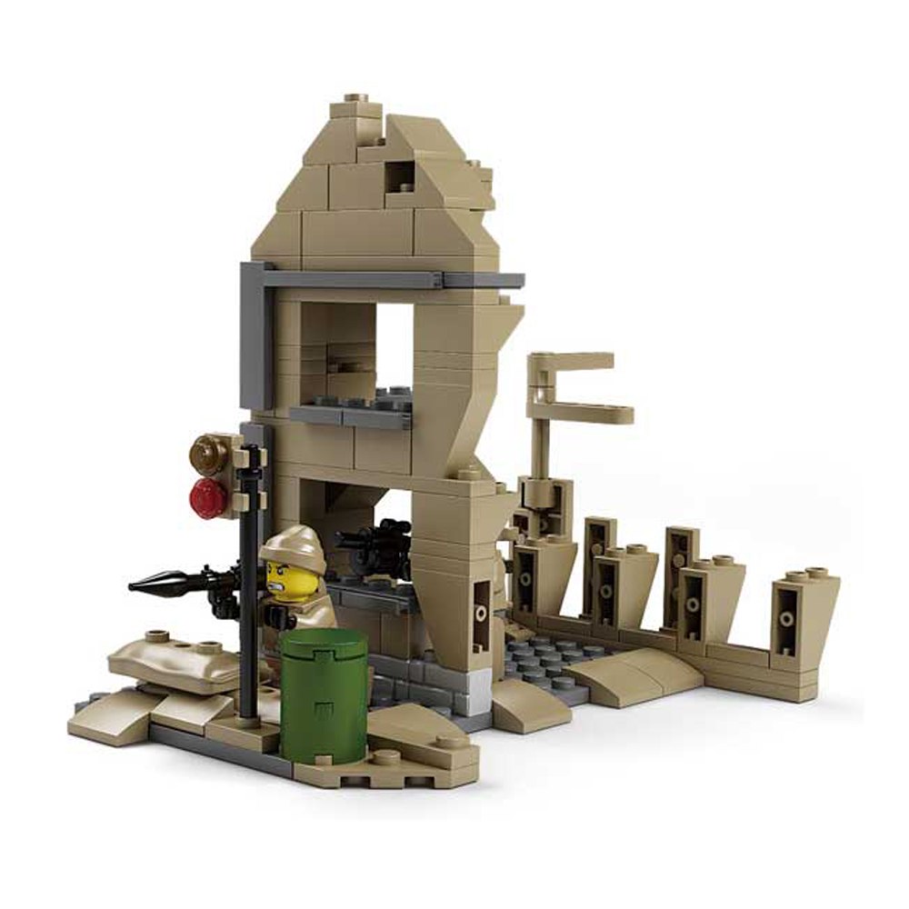 New 10000 tank toy Children's wisdom to assemble children's military building blocks 2 kinds of modeling