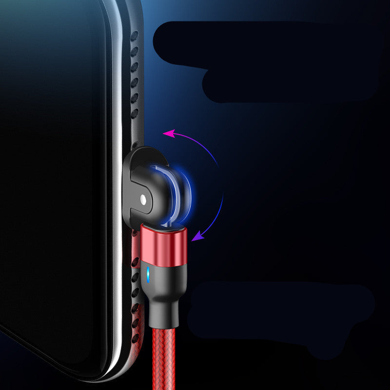 180 degree data cable