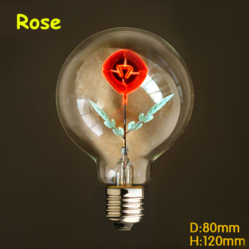 Valentine's day decoration non-lighting bulb