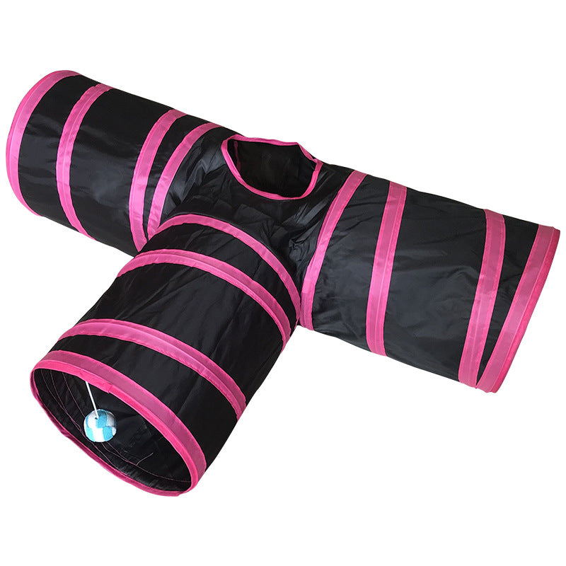 Tunnel pour animaux de compagnie pliable, tente pour chat et chien multi-voies, intérieur, 2 3 4 5 voies