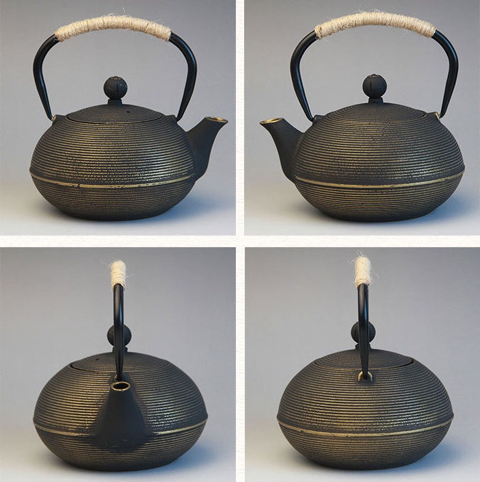 Cast iron kettle boiling water tea teapot tea set